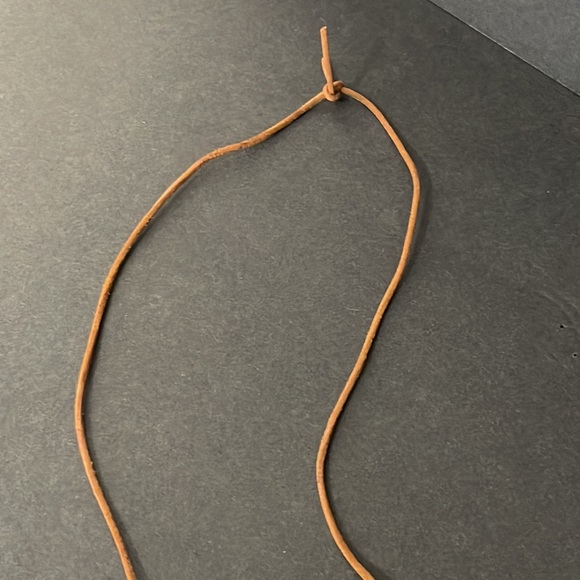 SURFER BEADED LEATHER CORD NECKLACE - Picture 3 of 6